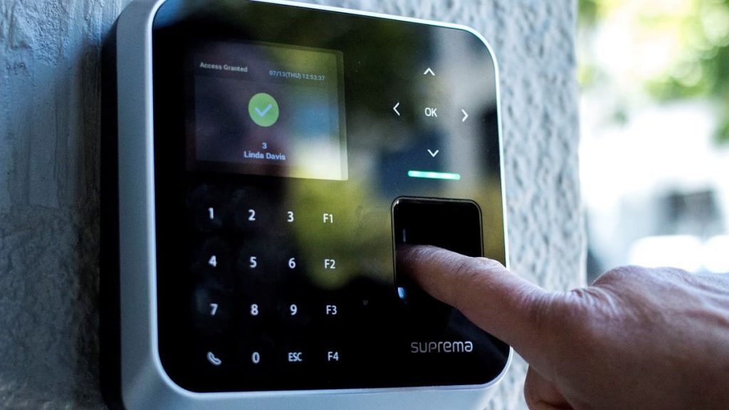 Biometric Access Control — commercial security installed by Kingsedco in Texas