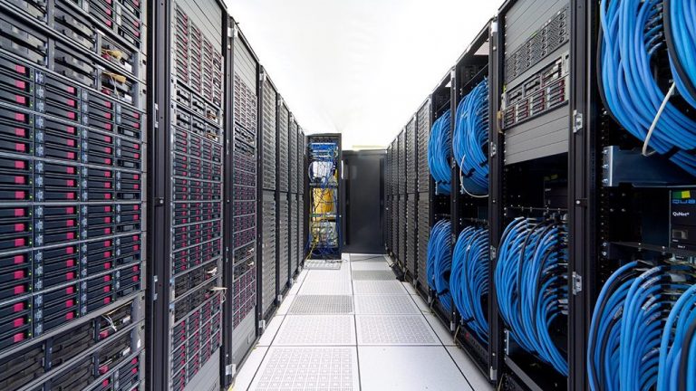 Data Center Cabling Solutions for a Texas commercial facility, installed and serviced by Kingsedco