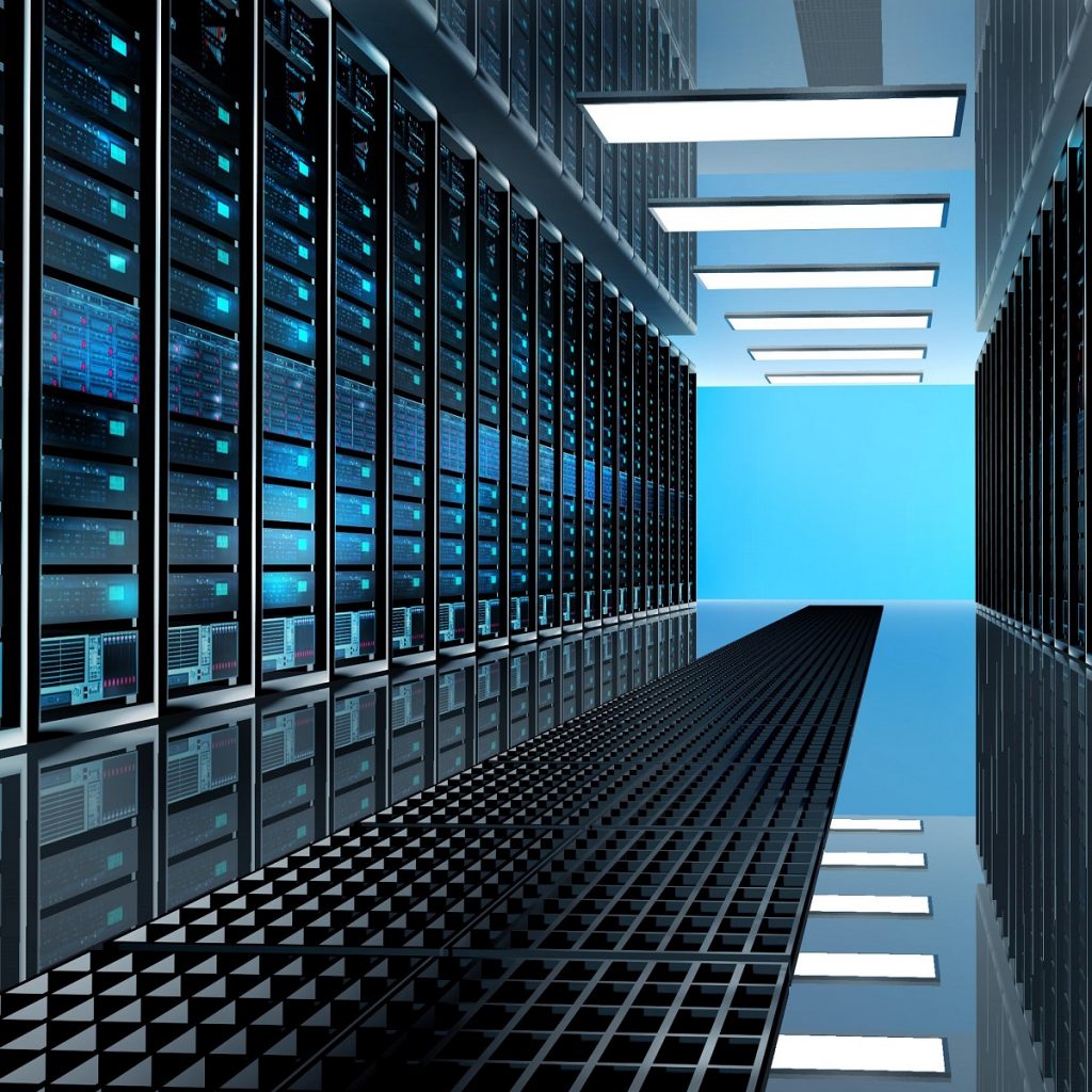 Data Center Room for a Texas commercial facility, installed and serviced by Kingsedco
