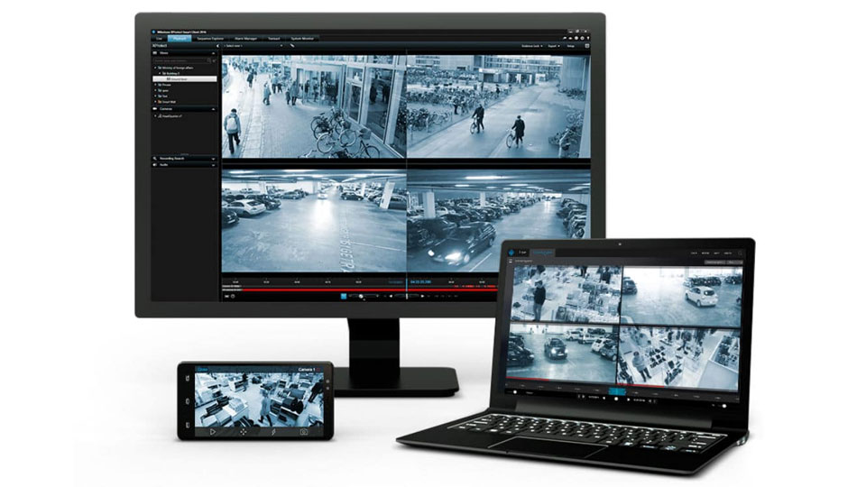 IP Cameras VMS — commercial security installed by Kingsedco in Texas