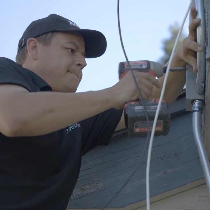 Low Voltage Cabling Installation 1 — commercial security installed by Kingsedco in Texas