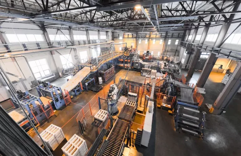 Fiberglass Production Industry E — commercial security installed by Kingsedco in Texas