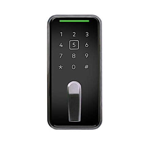 1539962100 Saffire Evo Face On Green Keypad Wht Lr Jpg — commercial security installed by Kingsedco in Texas