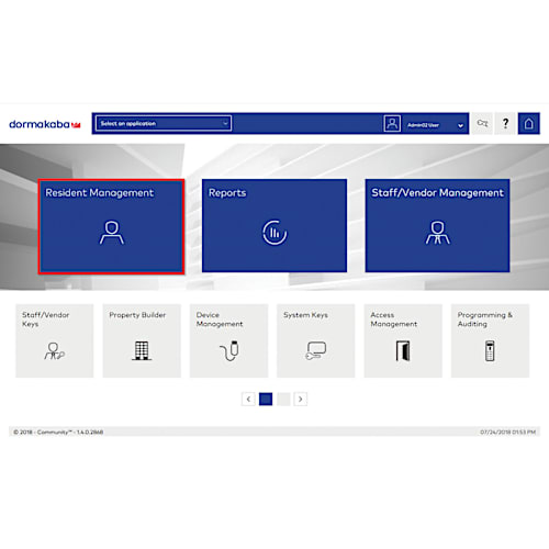 1539962411 Multihousing Access Management Software Screen for a Texas commercial facility, installed and serviced by Kingsedc