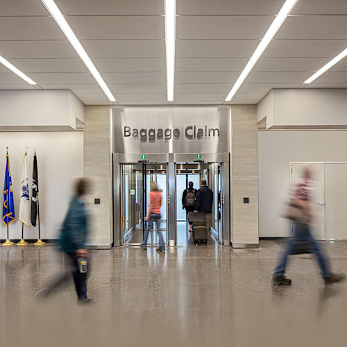 1676988774 Baggage Claim Web for a Texas commercial facility, installed and serviced by Kingsedco