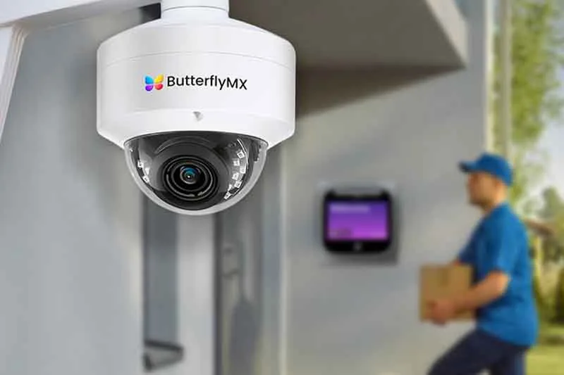 Butterflymx Security Cameras Dome Intercom — commercial security installed by Kingsedco in Texas