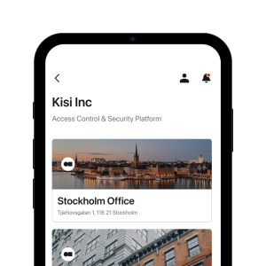 Kisi Mobile App — supplied and installed in Texas
